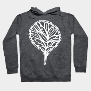 tree doodle pattern Hoodie